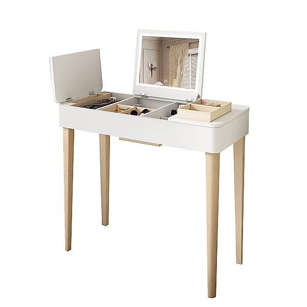 OKWISH Schminktisch Schmuckschrank Frisiertisch (mit Spiegel, günstig online kaufen