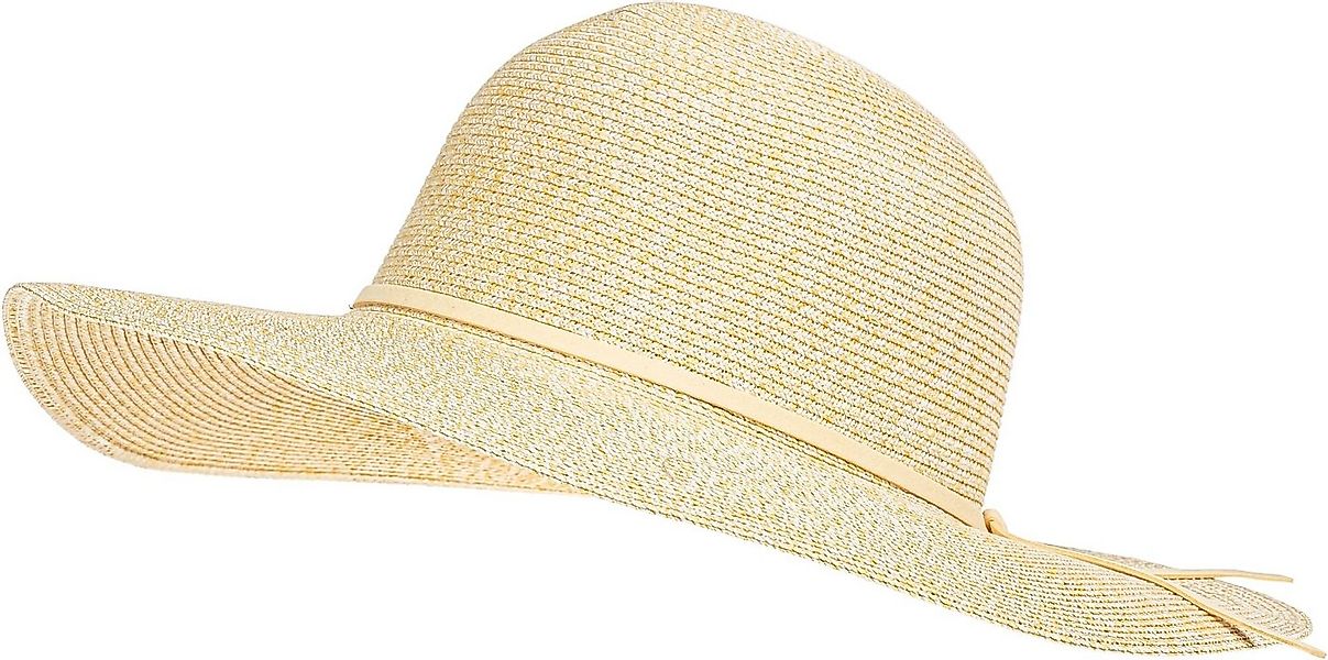 Caspar Strohhut HT023 eleganter großer Damen Sommerhut Sonnenhut mit breite günstig online kaufen