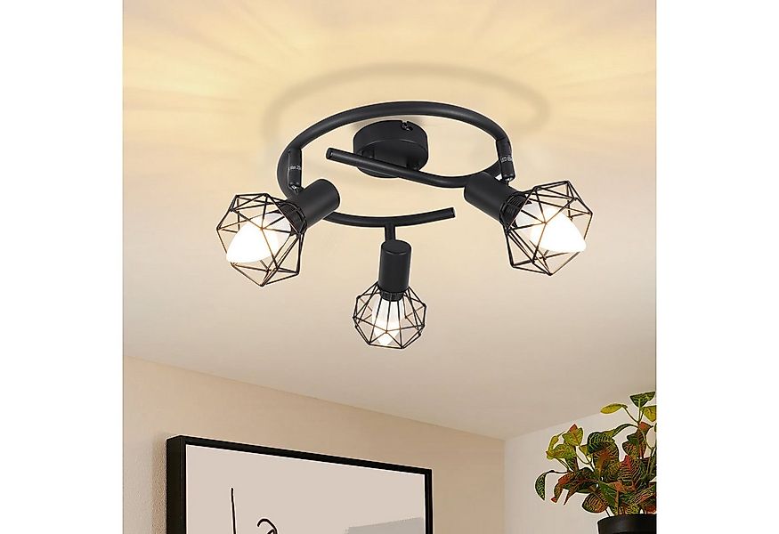 Nettlife Deckenstrahler Wohnzimmer Schwarz 2/3/4/5 Flammig E14 Deckenleucht günstig online kaufen