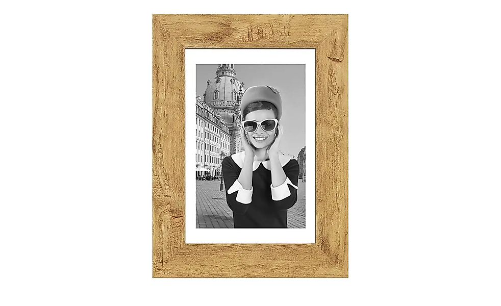 Bilderrahmen 21x30 cm  Hollywood ¦ holzfarben ¦ Massivholz ¦ Maße (cm): B: günstig online kaufen