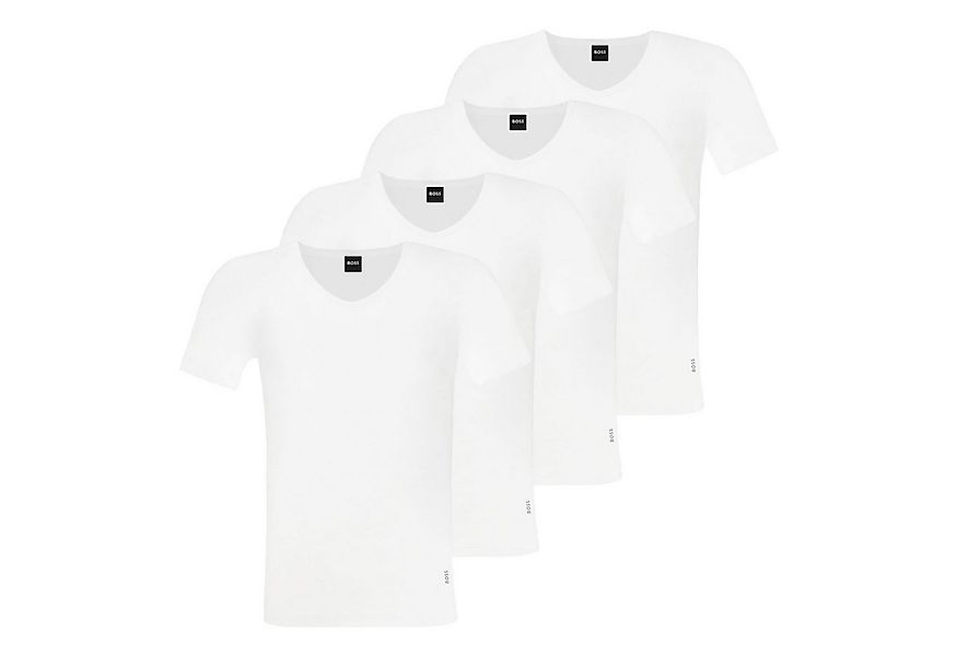 BOSS Unterziehshirt Modern T-Shirt (4-St) mit V-Ausschnitt günstig online kaufen