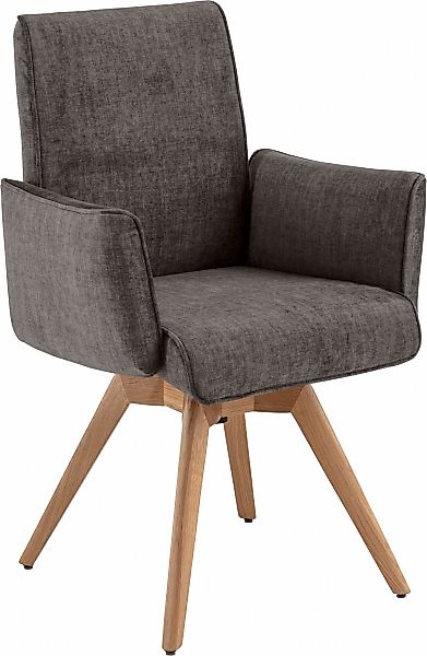 K+W Komfort & Wohnen Drehstuhl () Armlehnenstuhll mit 360 Drehfunktion mass günstig online kaufen