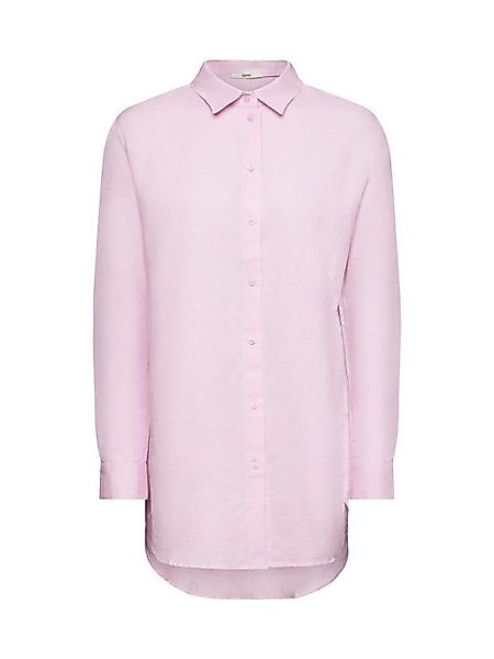 Esprit Langarmbluse Bluse aus einem Leinenmix günstig online kaufen