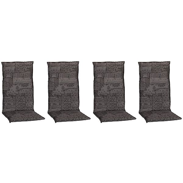 Beo Sitzauflage Hochlehner Boa Vista 4er-Set Braun günstig online kaufen