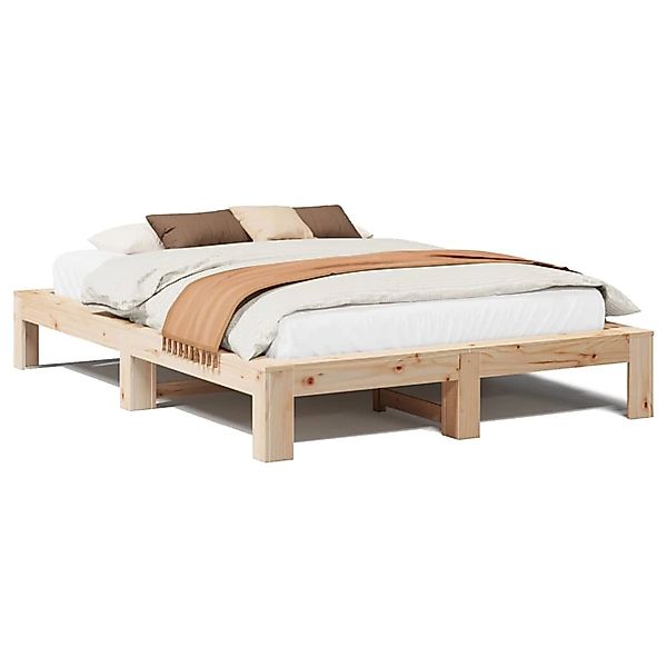vidaXL Massivholzbett ohne Matratze 140x200 cm Kiefernholz 3308738 günstig online kaufen