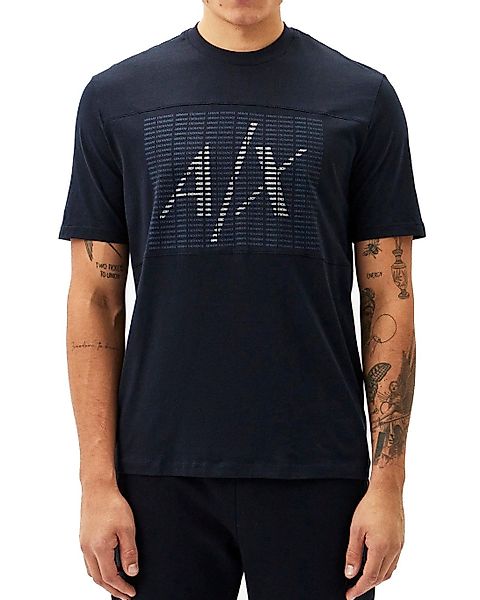 ARMANI EXCHANGE Rundhalsshirt Regular Fit Logo günstig online kaufen