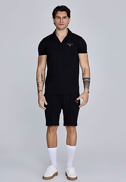 Siksilk Poloshirt SikSilk Herren Schwarzes Polo günstig online kaufen