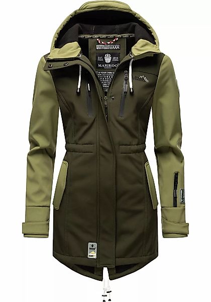 Marikoo Funktionsmantel "Zimtzicke", Wasserdichter Softshell Parka mit Kapu günstig online kaufen