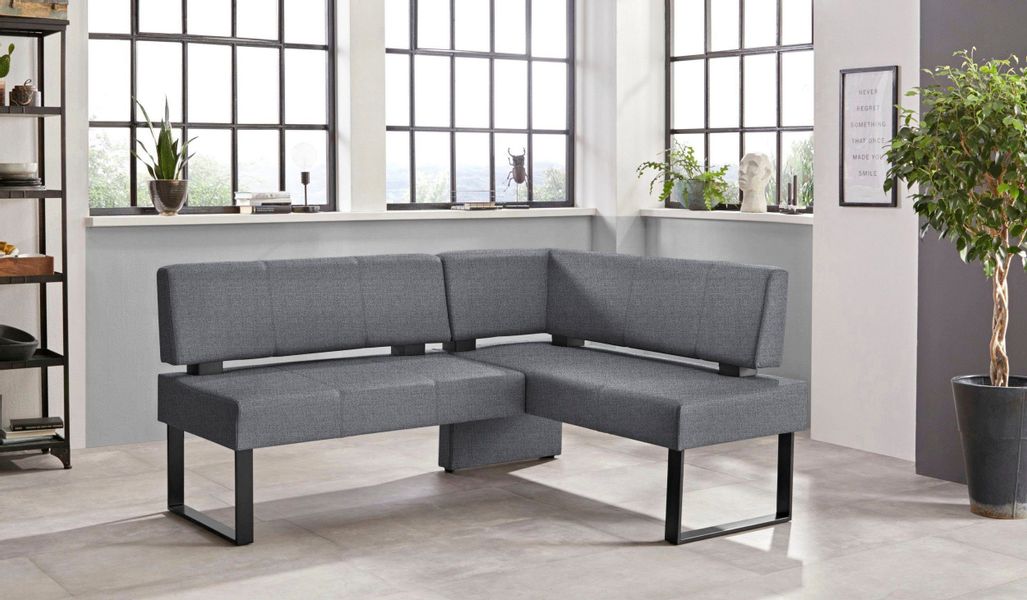 Home affaire Eckbank Oliver mit Metallgestell, günstig online kaufen