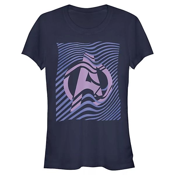 Marvel - Avengers - Gruppe Wavy Avengers Icon - Frauen T-Shirt günstig online kaufen