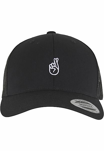 MisterTee Trucker Cap "MisterTee Crossed Fingers Handsign Retro Trucker Cap günstig online kaufen
