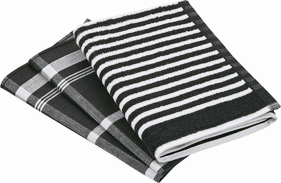 ROSS Geschirrtuch "Exclusiv" Zwirnfrottier Streifen, 1 Küchen-Frottiertuch günstig online kaufen