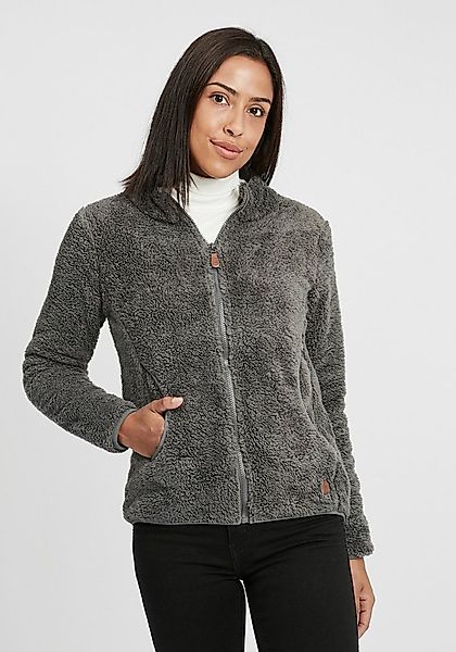 OXMO Kapuzensweatjacke OXTelsa Sweatshirtjacke aus Teddy-Fleece Stoff günstig online kaufen