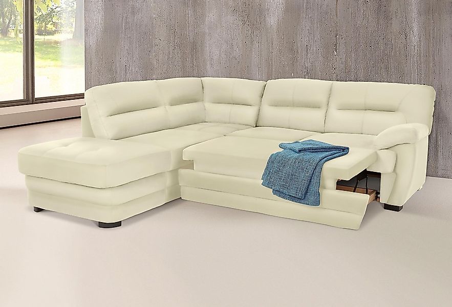 COTTA Ecksofa »Royale L-Form«, wahlweise mit Bettfunktion günstig online kaufen