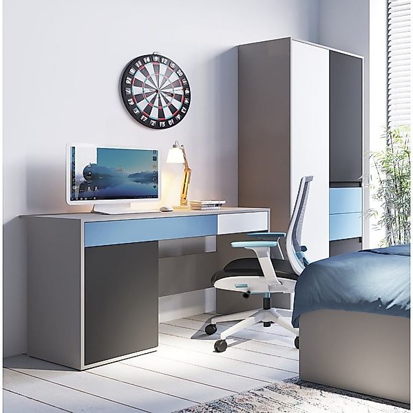 Lomadox Jugendzimmer-Set LIIVA-129, (Sparset, 2-tlg), Grau günstig online kaufen