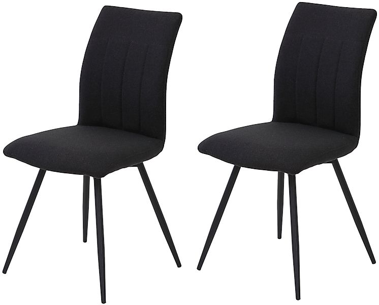 HELA Drehstuhl »Vierfußstuhl RIO«, (Set), 2 St., Webstoff, Esszimmerstuhl, günstig online kaufen