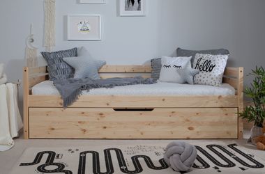 Ticaa Bettgestell Sofabett Naomi inkl. Ausziehbett, günstig online kaufen