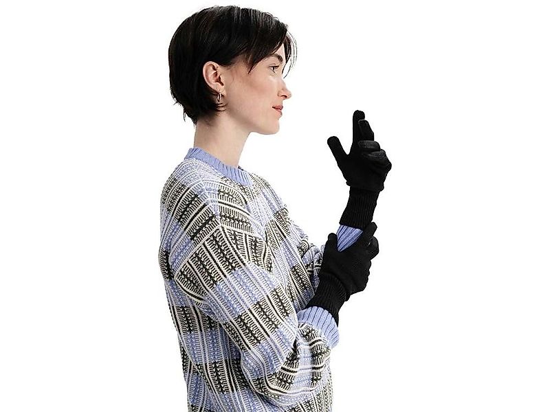 MELA Fäustlinge MELA Bio-Rippstrick-Handschuhe 'RISHI' günstig online kaufen