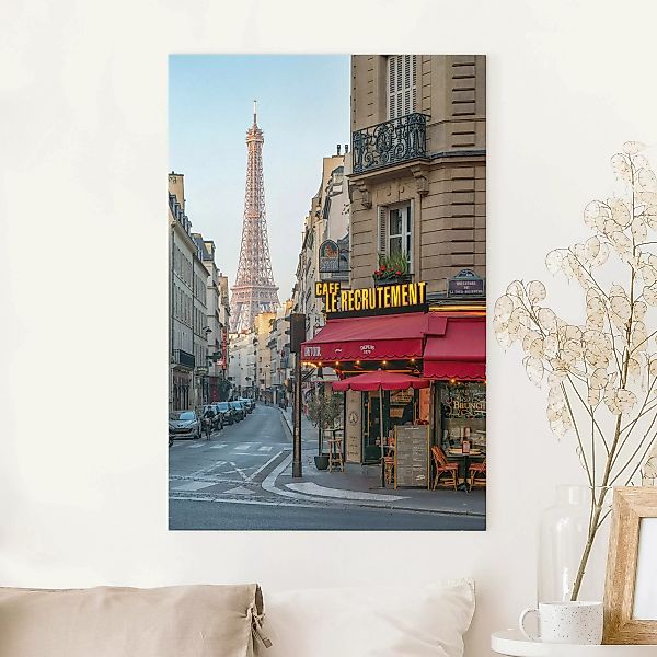 Leinwandbild Straße von Paris günstig online kaufen