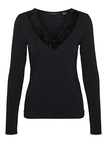Vero Moda Langarmshirt VMRosa (1-tlg) Spitze günstig online kaufen