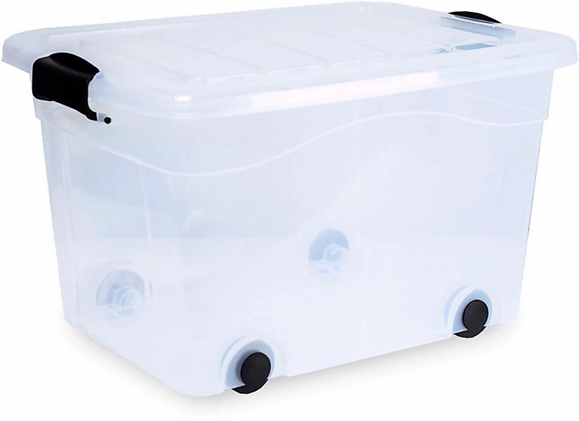 Siena Home Aufbewahrungsbox "Anzio" mit Rollen und Deckel, Kunststoff günstig online kaufen