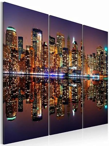 artgeist Wandbild New York im Wasserspiegel mehrfarbig Gr. 60 x 40 günstig online kaufen