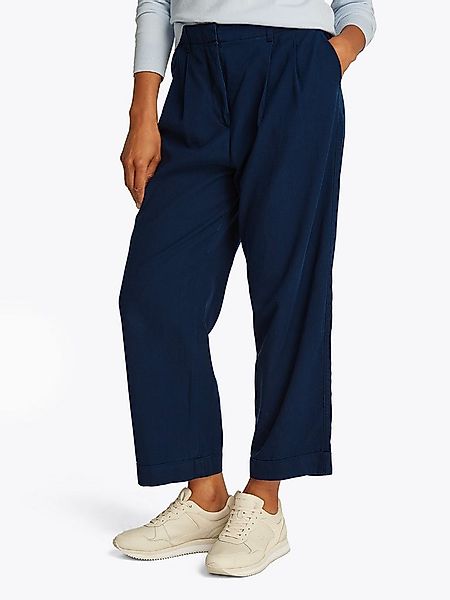 Tommy Hilfiger Chinohose CO TENCEL RLXD STR PULL ON CHINO mit Logostickerei günstig online kaufen