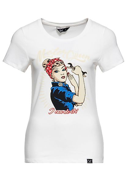QueenKerosin Kurzarmshirt Motor Queen I can günstig online kaufen
