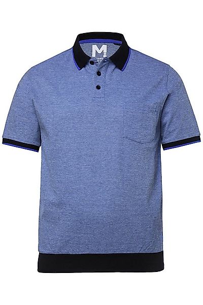 Men Plus Poloshirt Poloshirt Halbarm Bauchfit Piqué günstig online kaufen