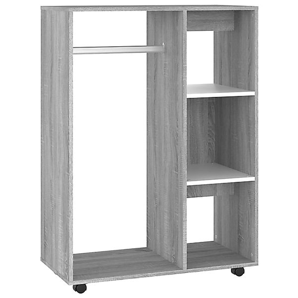 vidaXL Kleiderschrank Grau Sonoma 80x40x110 cm Holzwerkstoff günstig online kaufen
