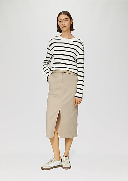 s.Oliver Maxirock Midirock aus Twill mit günstig online kaufen
