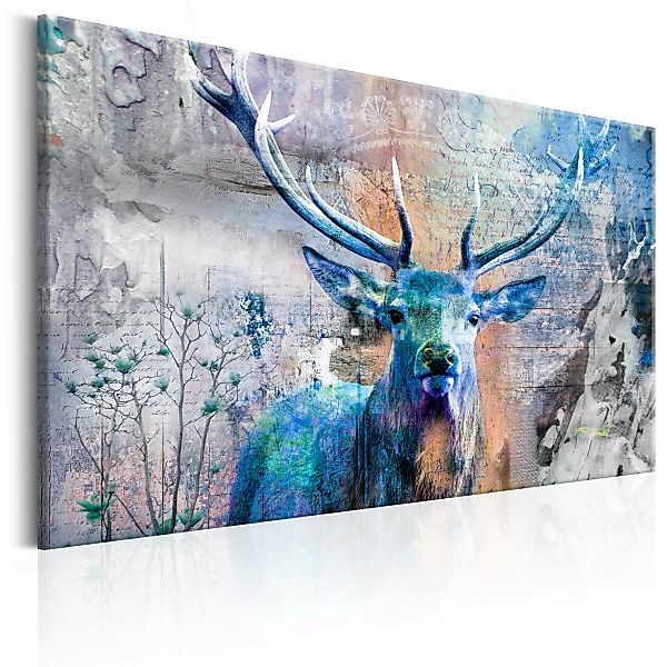 Wandbild - Blue Deer günstig online kaufen