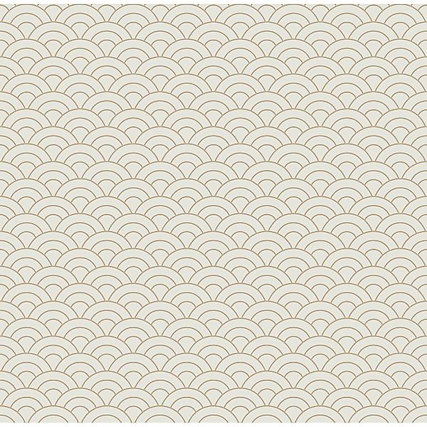 Sanders & Sanders Tapete Art Decó Muster Beige 53 cm x 10 m günstig online kaufen