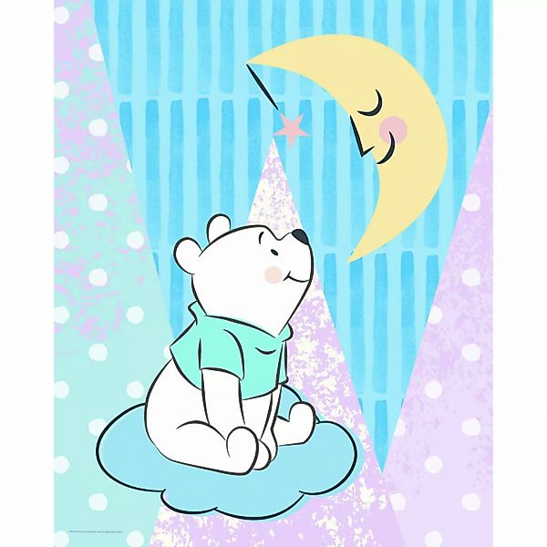 Komar Poster Winnie Pooh Moon Disney B/L: ca. 40x50 cm günstig online kaufen