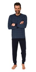 Normann Pyjama Herren Schlafanzug lang mit günstig online kaufen