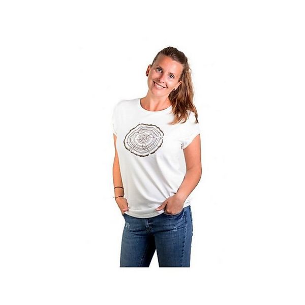 Life-Tree T-Shirt Rundhals T-Shirt ’für Damen in weiß’ (1-tlg., keine Angab günstig online kaufen