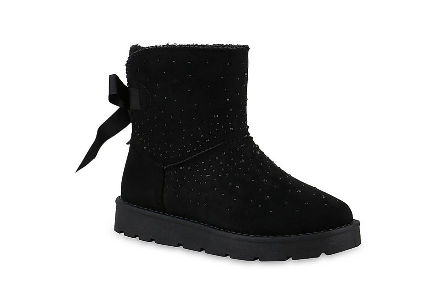 VAN HILL 841504 Winterstiefelette Damen Warm Gefütterte Winter Boots Stiefe günstig online kaufen