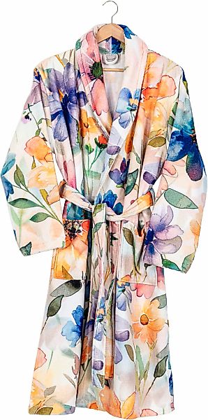 Egeria Bademantel "Cosmos" 1 Stk. digital bedrucktes Velours günstig online kaufen