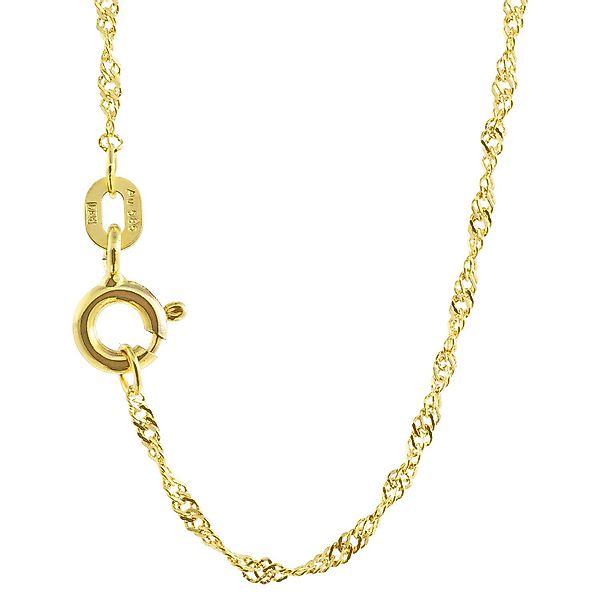 HOPLO Goldkette Goldkette Singapurkette Länge 38cm günstig online kaufen