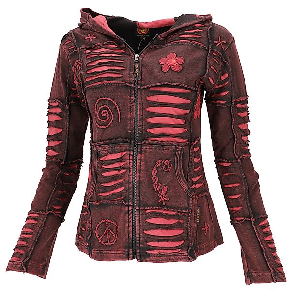 Guru-Shop Langjacke Goa Patchwork Jacke, Boho günstig online kaufen