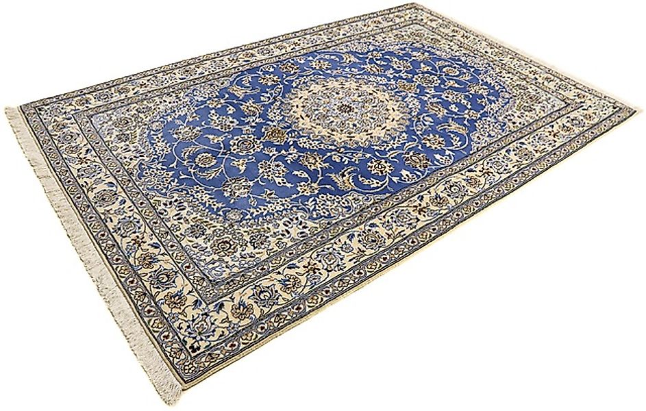 morgenland Orientteppich »Perser - Nain - Royal - 248 x 158 cm - blau«, rec günstig online kaufen