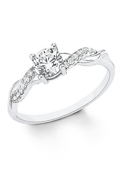 s.Oliver Silberring, mit Zirkonia (synth) günstig online kaufen