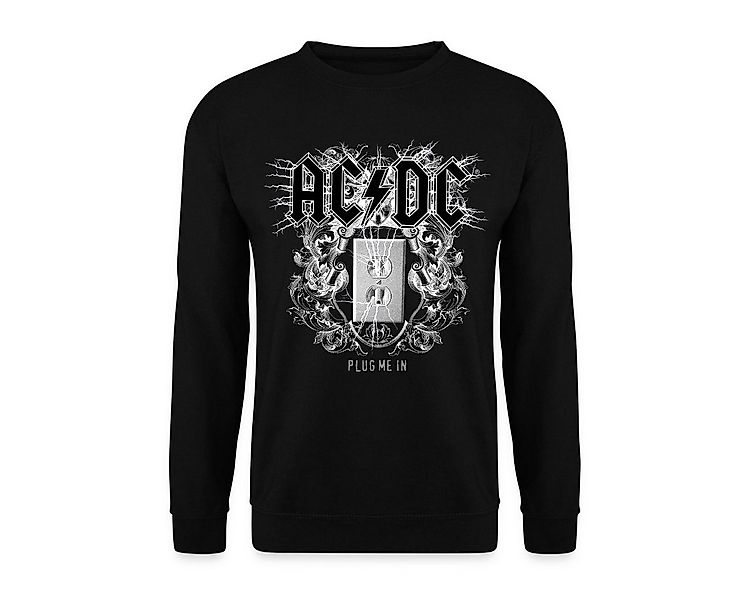 Spreadshirt Sweatshirt AC/DC Logo Plug Me In Videoalbum Unisex Pullover (1- günstig online kaufen