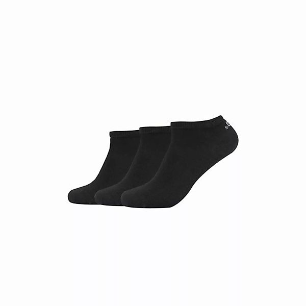 s.Oliver Unisex Sneakersocken - 3er Pack, Kurzsocken, einfarbig Schwarz 47- günstig online kaufen