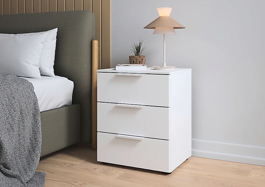LeGer Home by Lena Gercke Nachtkommode "Serina", mit 3 Schubkästen sowie ho günstig online kaufen