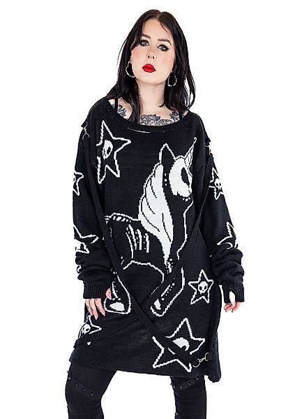Cupcake Cult Longpullover Dead Inside Skelett günstig online kaufen