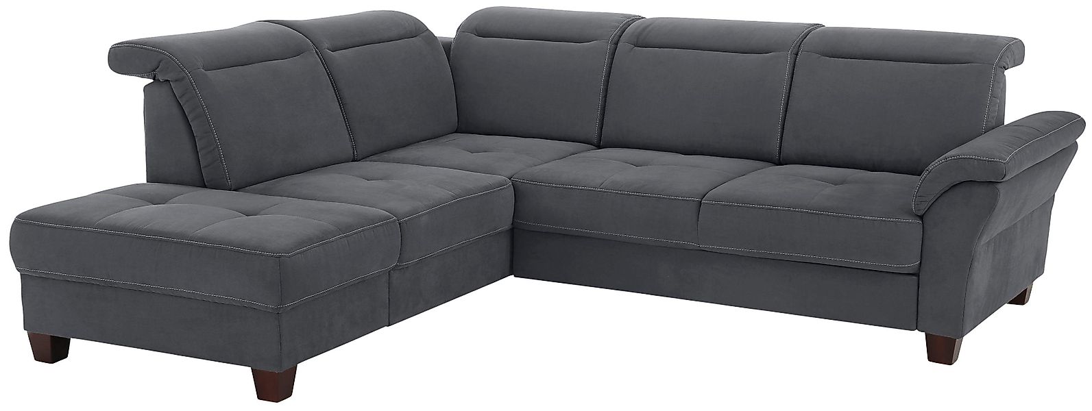 Home affaire Ecksofa "Solvei L-Form", wahlweise auch mit Kopfteilverstellun günstig online kaufen