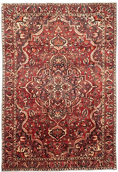 morgenland Wollteppich »Bachtiar Medaillon Rosso 294 x 205 cm«, rechteckig günstig online kaufen