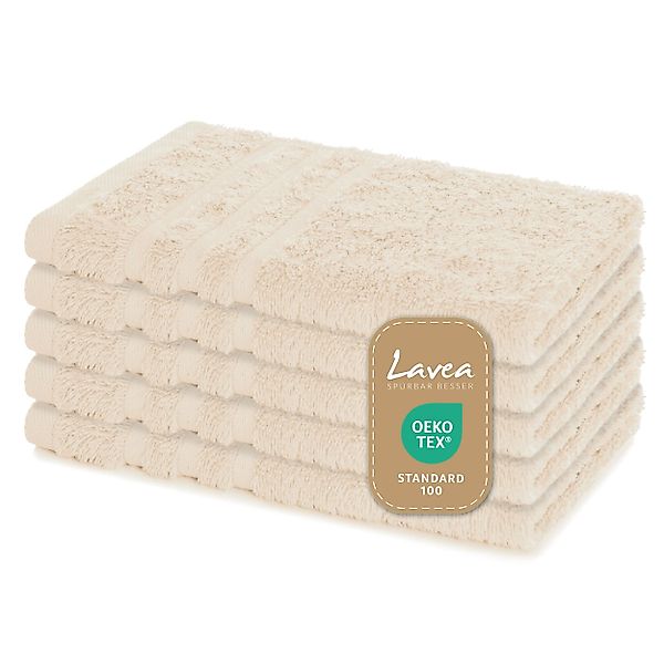 Lavea Handtuch Set saugstarke Frottierserie Elena, günstig online kaufen