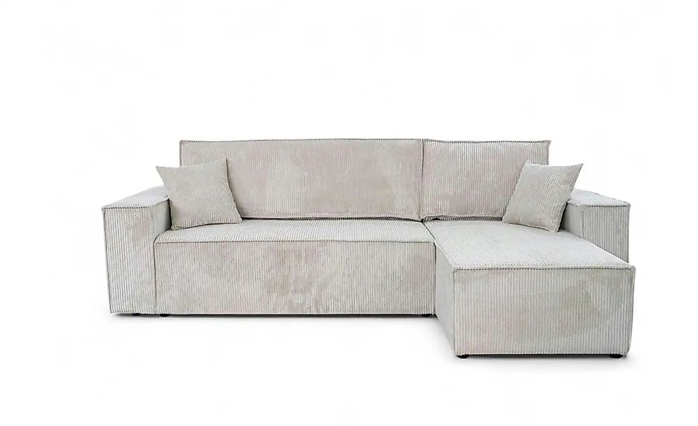 Ecksofa mit Schlaffunktion Carl ¦ beige ¦ Maße (cm): B: 244 H: 82 Polstermö günstig online kaufen